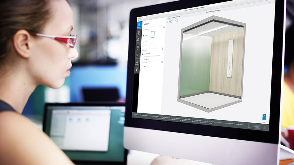 Narzędzie do projektowania kabin daje przedsmak pełnego doświadczenia użytkownika na bardzo wysokim poziomie dokładności.